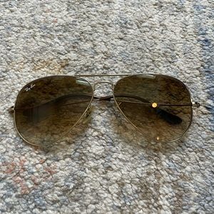 Ray Ban Gold Aviator women’s sunglasses
